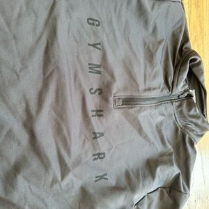 GYMSHARK- Sport Stripe 1/4 Zip-Grey